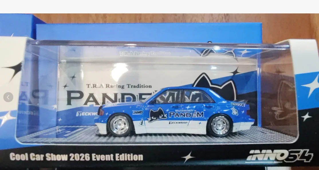 INNO 1:64 PANDEM ROCKET BUNNY 190E Echo Gao's Car CoolCar Show — коллекционная модель автомобиля из литого металла (art.: 3920da0376323) - 3920da0376323