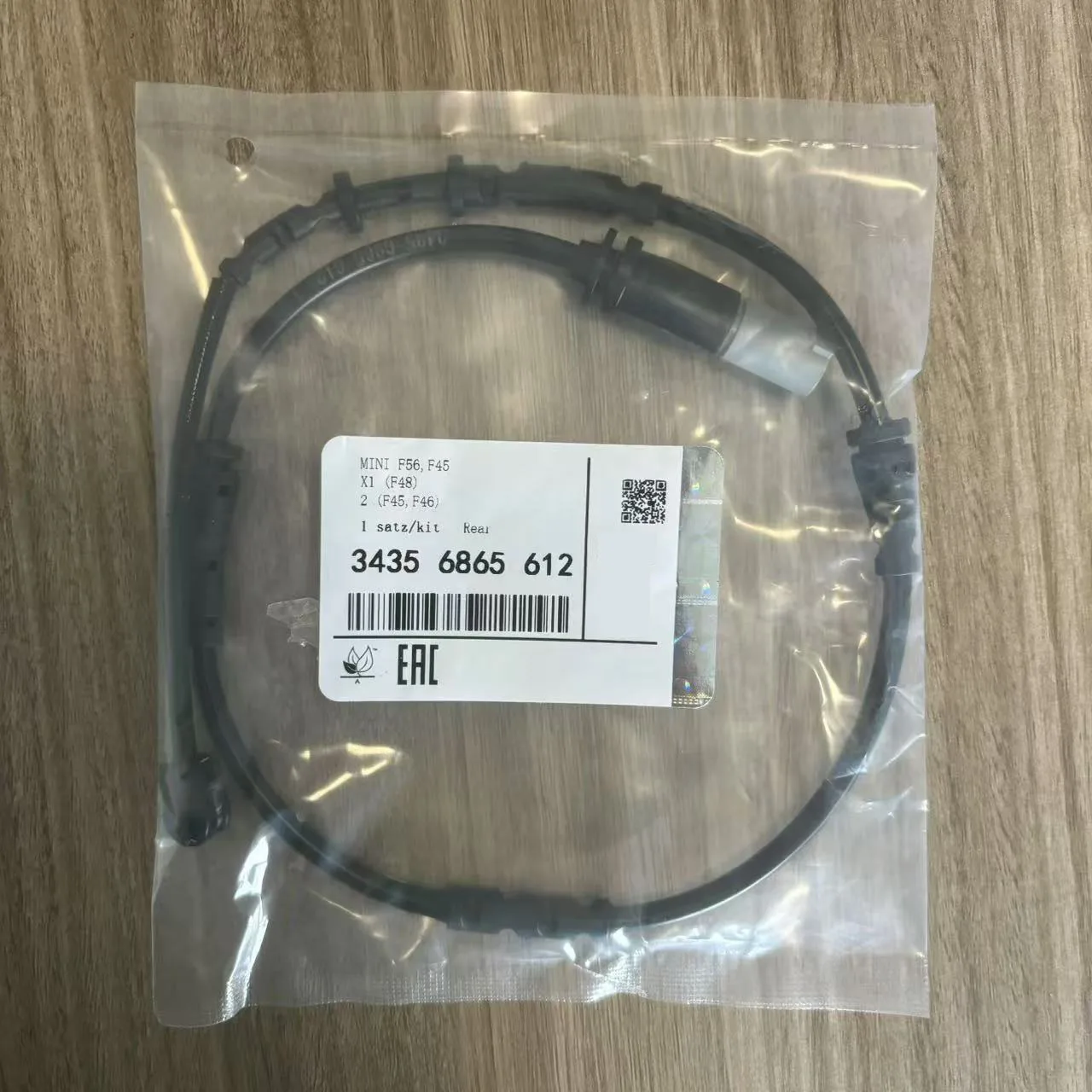 

OE 34356865612 Датчик износа задних тормозных колодок для BMW 2 серии F45 F46 X1 F48 для MINI Cooper F54 F55 F56 F57 F60