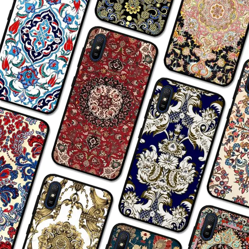 

Persian carpet Floral Phone Case for Redmi 5 6 7 8 9 A 5plus K20 4X S2 GO 6 K30 pro