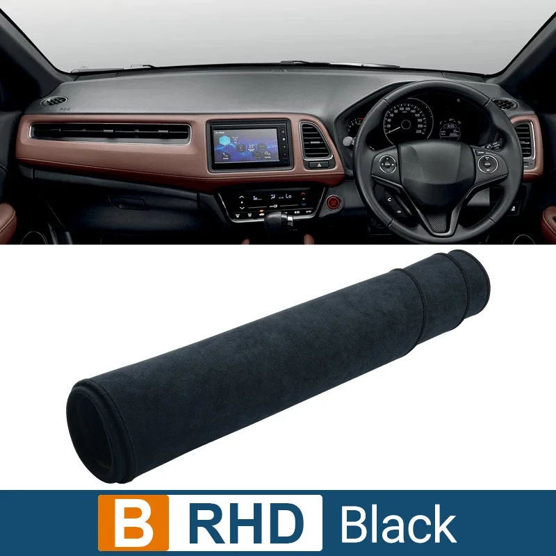 

Для Honda HR-V HRV Vezel 2014-2020 автомобильный коврик для приборной панели, чехлы для приборной панели, солнцезащитный козырек, нескользящая накладка, аксессуары 2019, 2018 2017 2016 2015