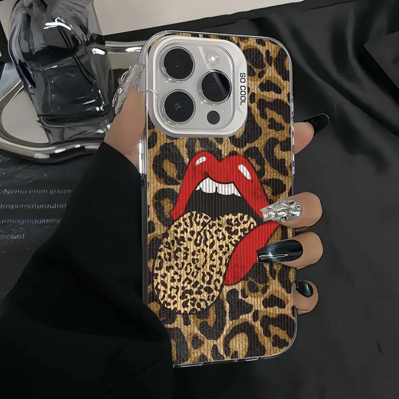 Горячая Распродажа красный Леопардовый принт для OPPO A18 A31 A37 A38 A53 A55 A57 A58 A60 A74 A76 A78 A94