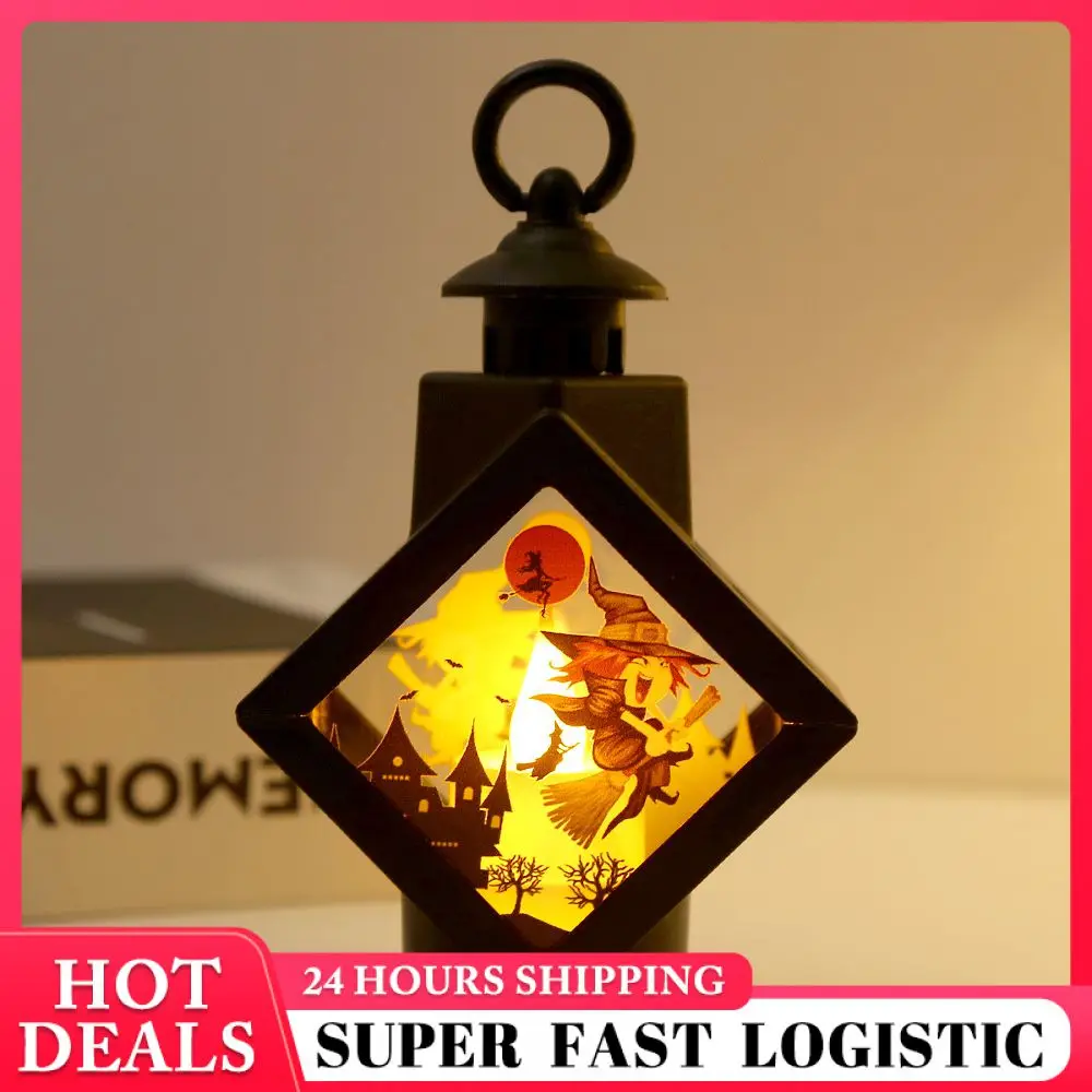 

Pumpkin Lantern Electronic Safety Led Light Holiday Lights Retro Lamp Decorate Environmental Friendly Prop Lights Repeatable