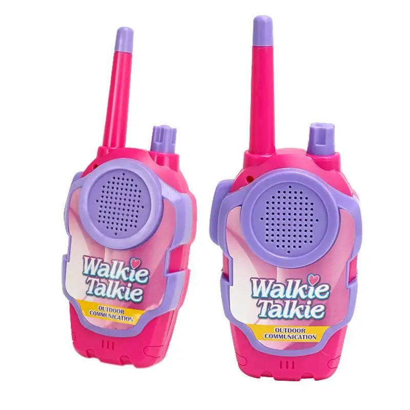 

Kids Walkie Talkie 2Pcs Hand Held Radio Kid Toy Portable Radio Toys Funny Walkie-Talkies For Teen Girls Boys Age 3-12