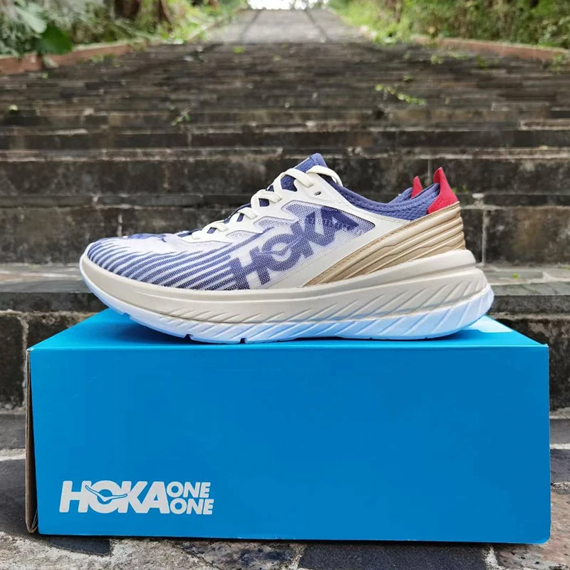 Мужские кроссовки HOKA ONE карбоновая модель задние для бега гоночная дорожная