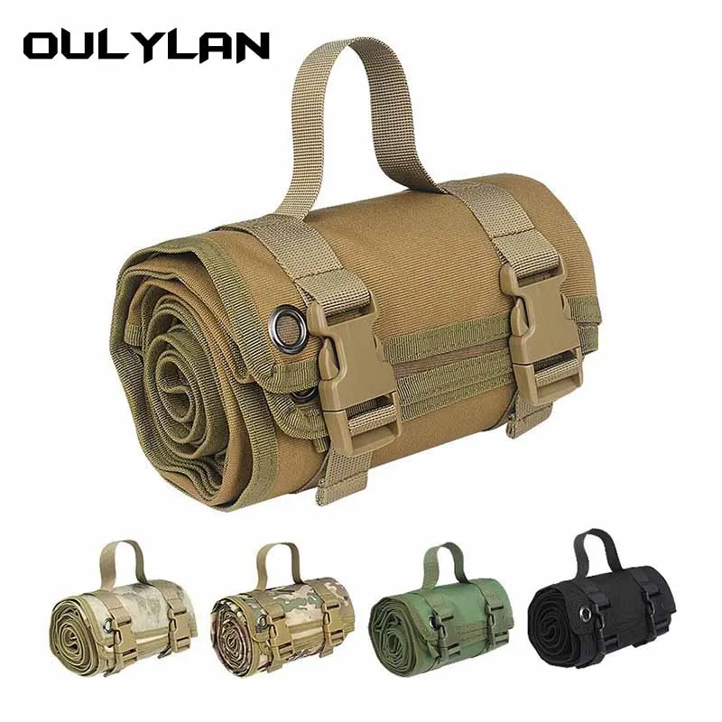 

Oulylan Portable Waterproof Camping Mat Field Training Tent Tarp Foldable 900D Oxford Cloth Outdoor Supplie Tactical Accessories