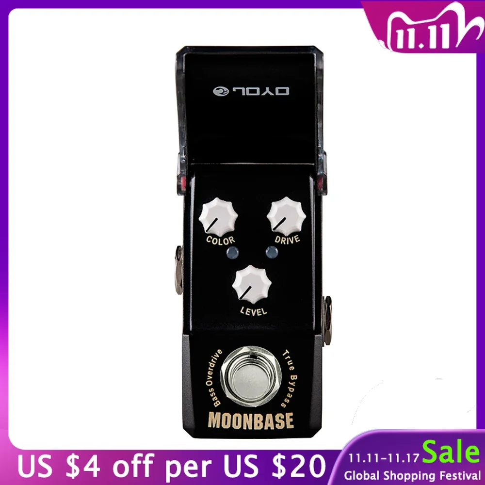 

JOYO JF-332 педаль для гитарных эффектов Overdrive, педаль для создания эффектов Джаз, блюз, электроакустические аксессуары для настоящей байпас гитары