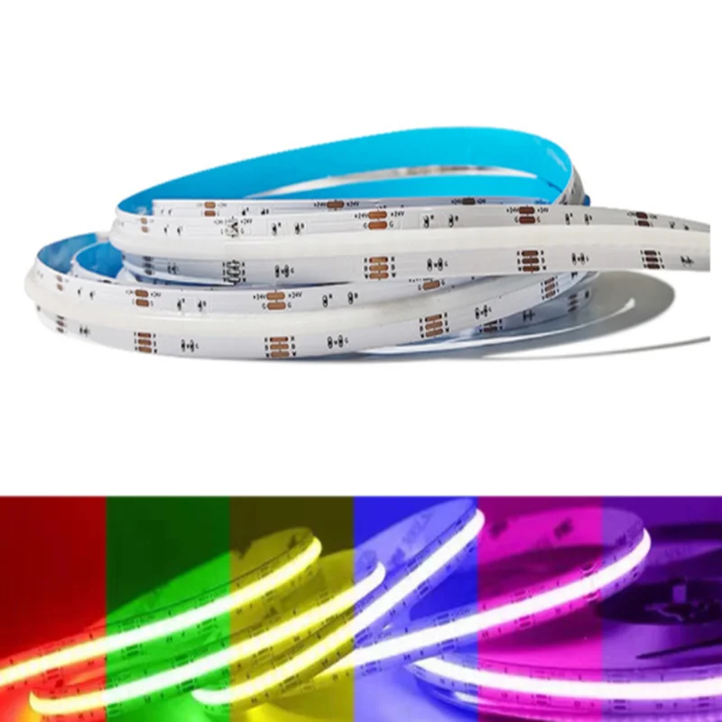

LED Strip Light DC12V 24V COB 840LEDS/Meter Waterproof IP67 ROOM SET Controller Adapter 24V 5A Power Supply APP Music Sync
