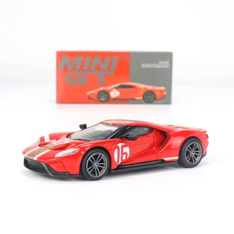 

Миниатюрная модель автомобиля, модель модели Ford GT Alan Mann