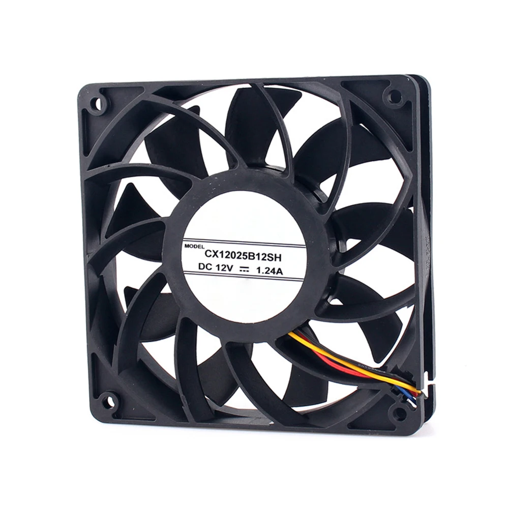 

1pc Computer Case Fan 12V/24V For DIY Fan Replacement Ventilation Exhaust Axial Fan Dual Ball Bearing Brushless PC Cooling Tool