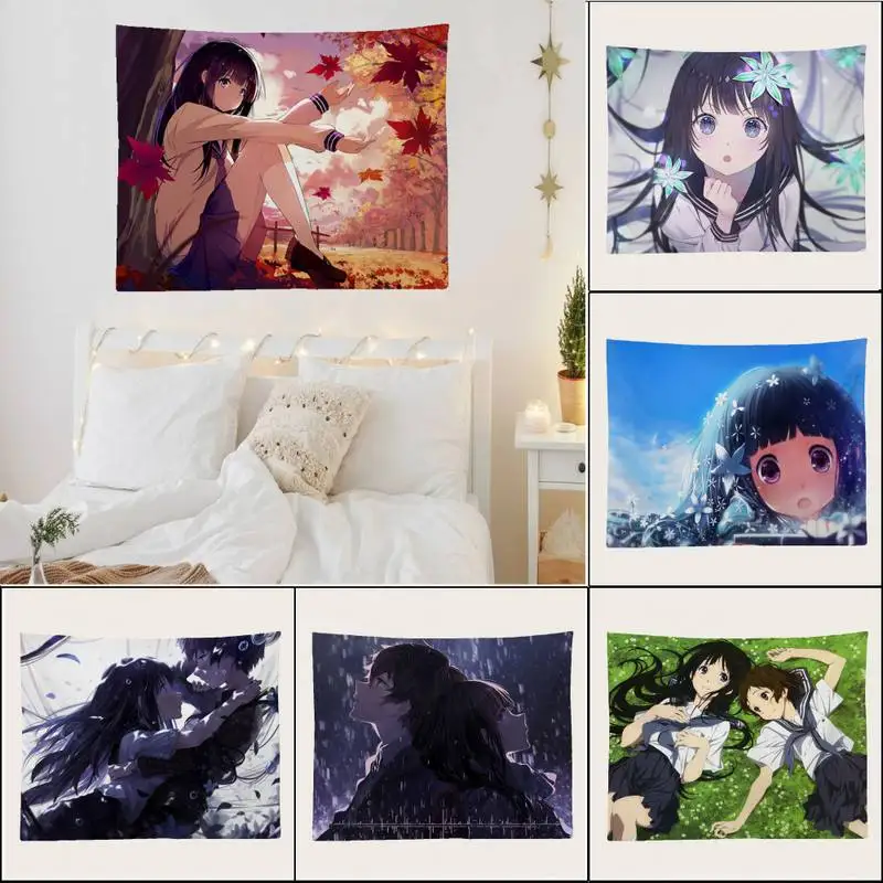 

Аниме Hyouka, художественный принт, дешевый хиппи, настенный богемный настенный гобелен