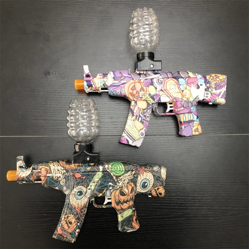

Электрический игрушечный пистолет-бластер AK Gel Ball, игрушечный Автоматический раздвижной шар-брызговик, игры для стрельбы, идеальный подаро...
