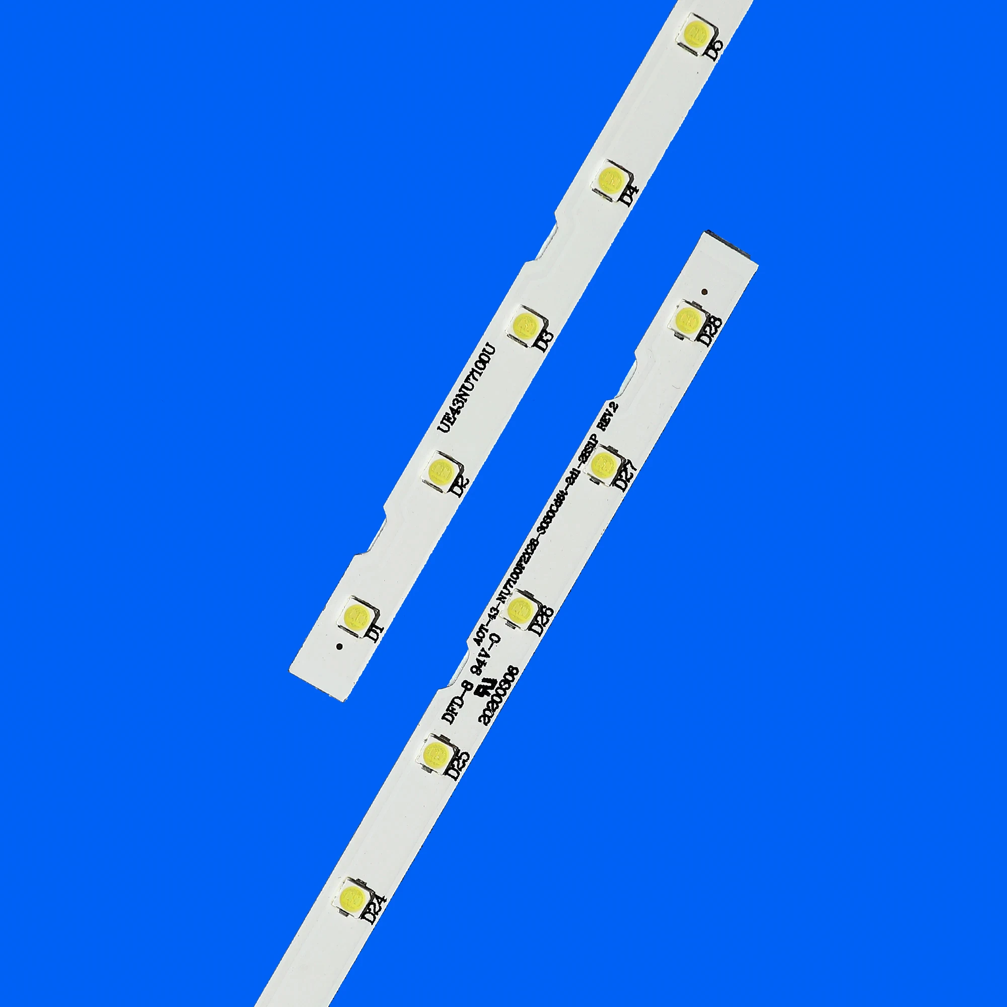 Светодиодная лента подсветки для UE43NU7095U UE43NU7120K UE43NU7190S UE43NU7440S UE43NU7455U UE43RU7200U UE43NU7462U
