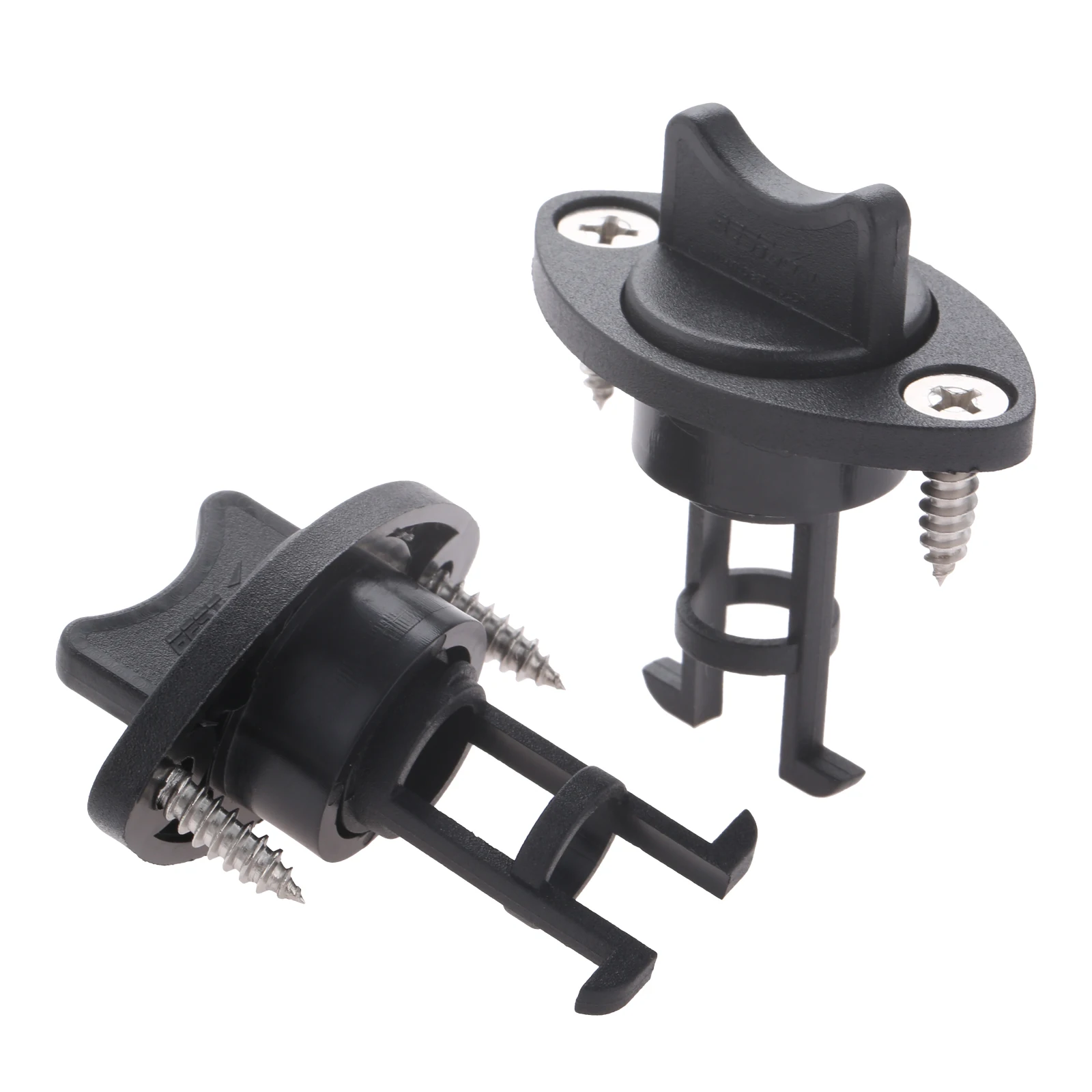 

2 шт., черная нейлоновая сливная пробка для лодки, диаметр 1/25 мм