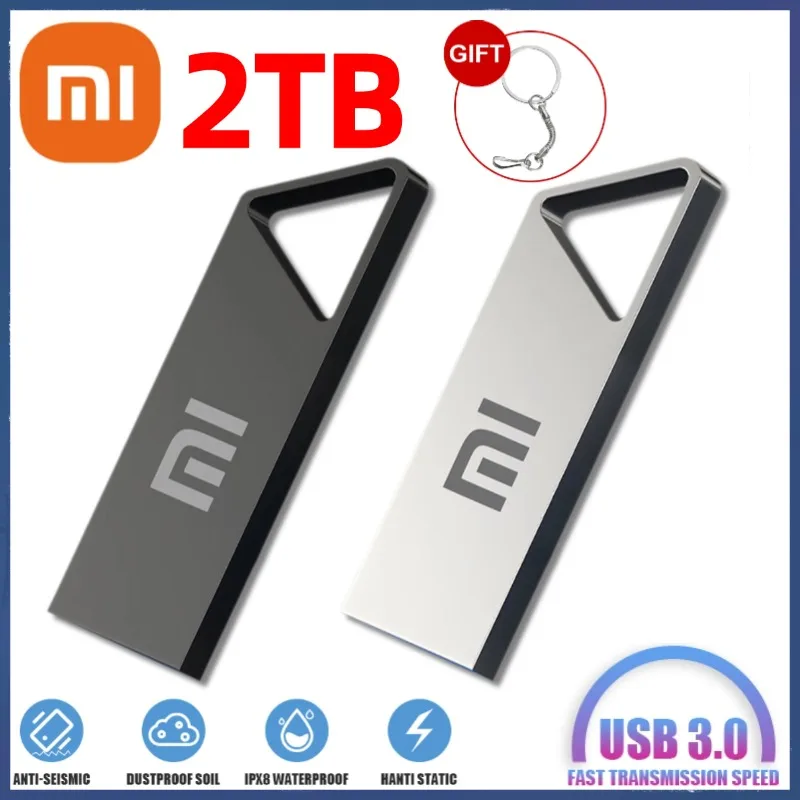 Оригинальный USB-накопитель Xiaomi 2 ТБ металлический USB U-диск высокоскоростной