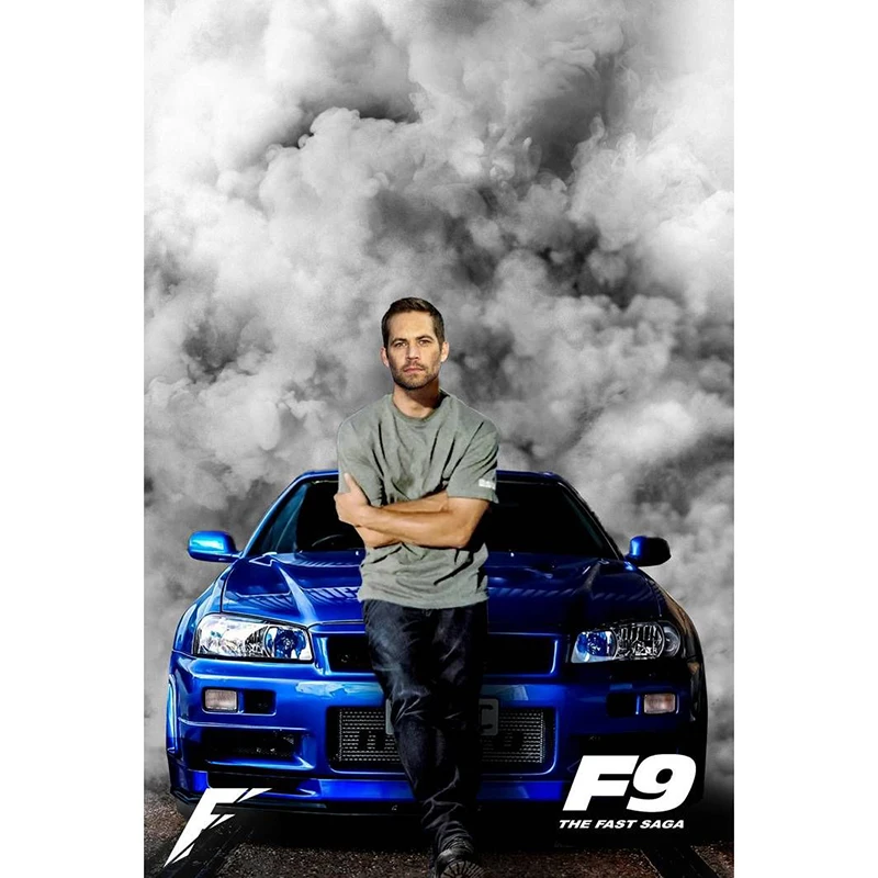 

Diy Fast And Furious Movie Diamond Painting Poster Cross Stitch Art Paul Walker Full Drills Embroidery Handicraft Decor For Room