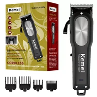 original kemei professional hair clipper adjustable electric barber shop hair trimmer for men beard haircut machine rechargeable