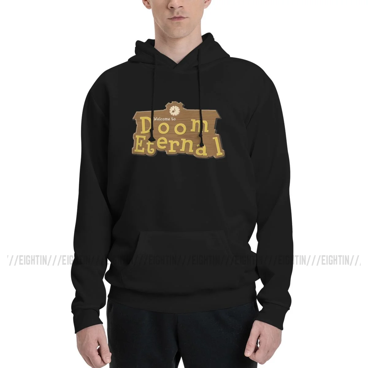 

Doom Eternal Animal Crossing Men's Sweatshirt Awesome Couple Sweatshirt 100% Cotton Hoodie Latest Pullovers