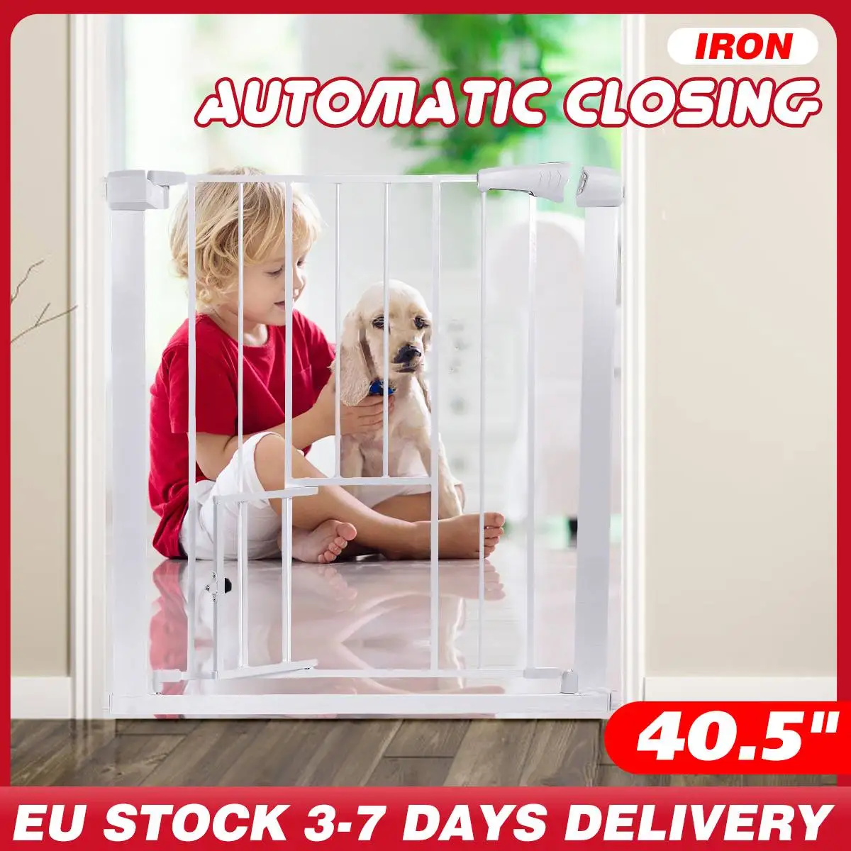 Регулируемая дверь безопасности для детей