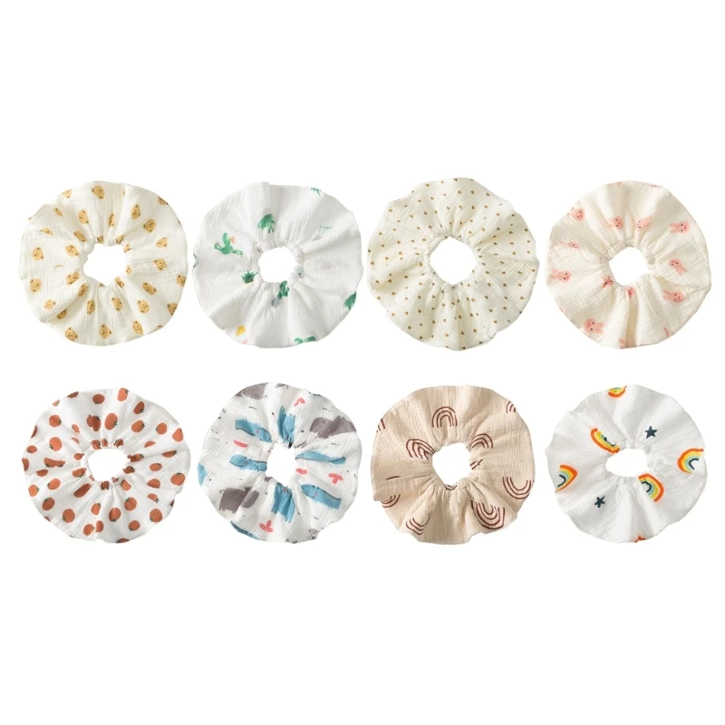 

Baby Bandana Drool Bibs Baby 360 Rotate Baby Petal Gauze Bibs-Burp Cloths Feed