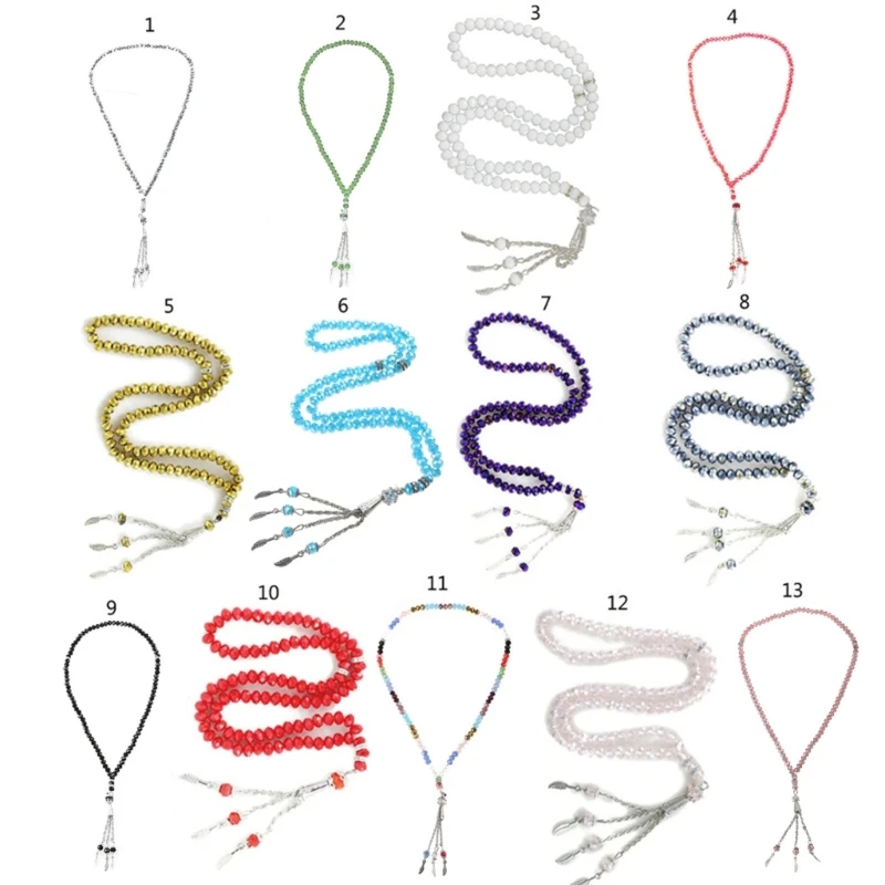 ZB91 Исламская молитва Аллаха Четки Мисбаха для женщин и мужчин Мусульманский