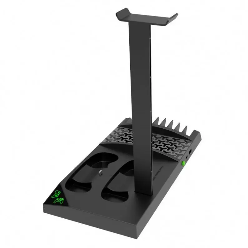 

Cooling Fan Charging Dock With Two Batteries Headset Holder Disc Stand For XBOXes Series S Vertical