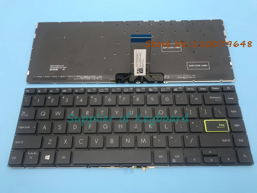 Новинка для ASUS VivoBook S14 X421 X421DA X421EA X421EP X421EQ X421FA X421FP X421FF английская клавиатура
