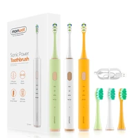 queenwill electric sonic toothbrush t32 usb charge rechargeable 4 modes waterproof electronic tooth brushes replacement heads