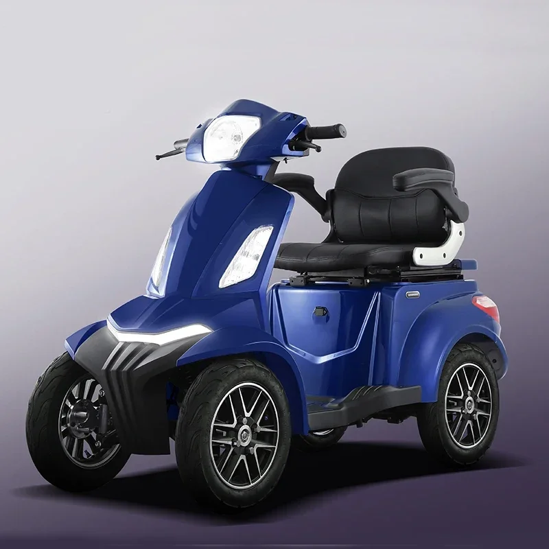 Внедорожный мощный велосипед для взрослых 4-колесный автомобиль инвалидов и
