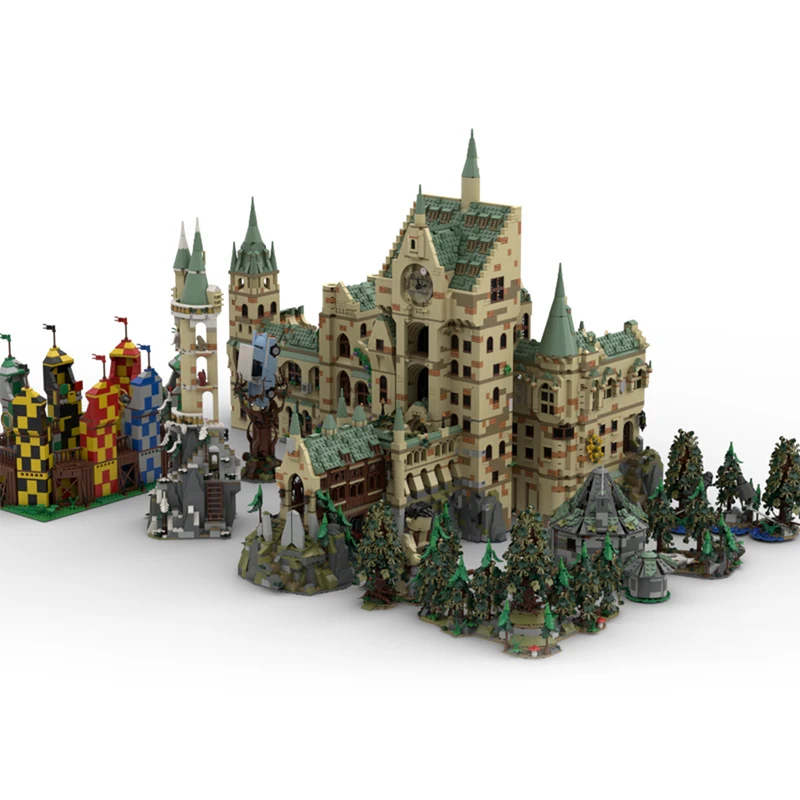 MOC Magic World Лего Хогвартс 14+