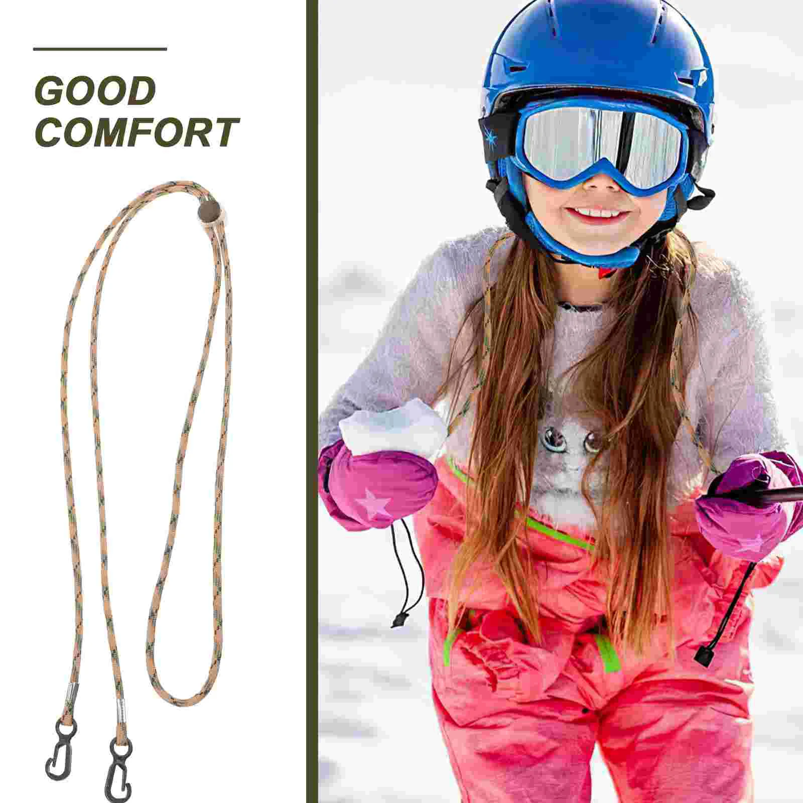 Лыжные перчатки портативные зажимы для варежек ремни малышей шейные ремешки