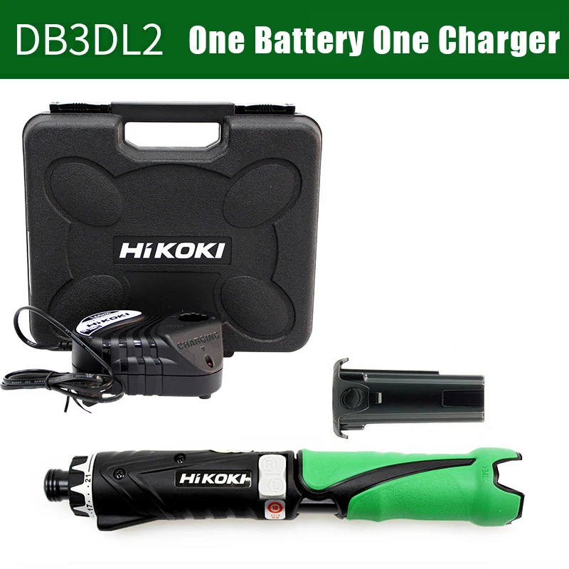 

Аккумуляторная дрель HIKOKI DB3DL2, 3,6 В, 5 нм, перезаряжаемая отвертка, складная электрическая дрель с литиевым аккумулятором