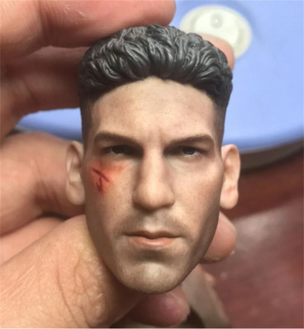 

1/6 Scale Male Jon Bernthal Head Carving Model For 12" Soldier Normal Damaged Action Figure Body DOll Game Toys