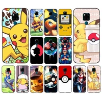 bandai pokemon pikachu phone case for huawei mate 20 10 9 40 30 lite pro x nova 2 3i 7se