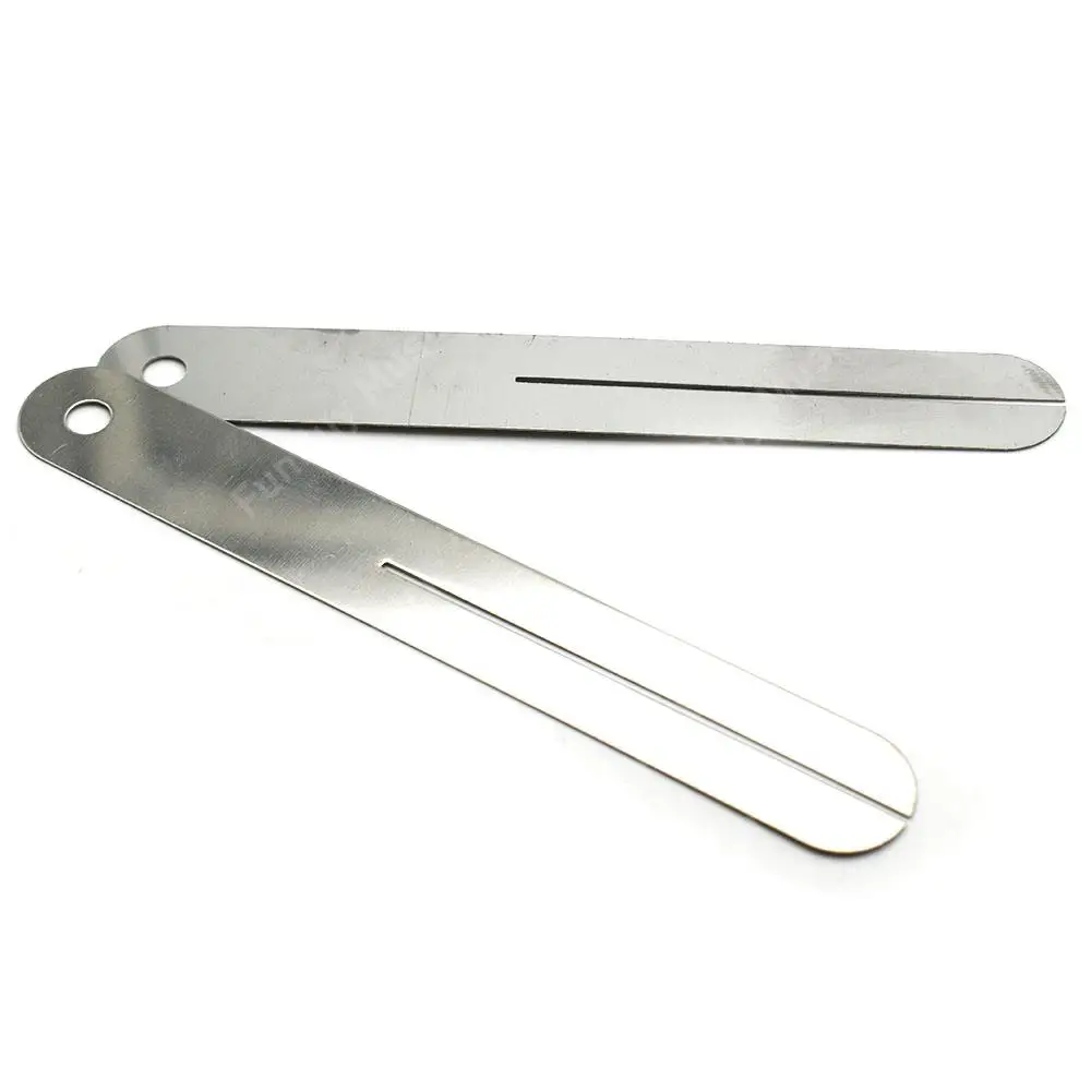 2pcs Guitar Fret Puller FretBoard Steel Plate For Electric And Bass Fingerboard Repair Tool Protector | Спорт и развлечения