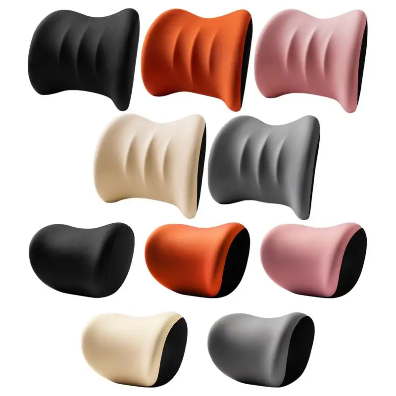 

Car Neck Pillow Memory Foam Protective Lumbar Back Support Breathable auto Headrest Cushion Relieve Stress Car Seat Pillow