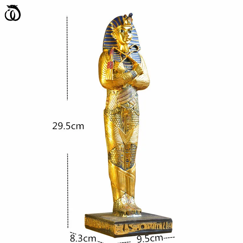 Египетская статуя Фараона Исиды богини танкхамун художественная скульптура