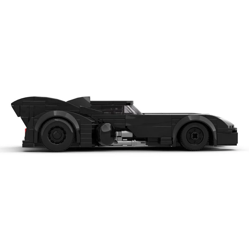 Фото 228 деталей MOC Бэтмобиль, мини-фигурки, масштабная модель супергероев DCD Бэтмен, конструктор, архитектурная игрушка, рождественский подарок, кирпичики №4