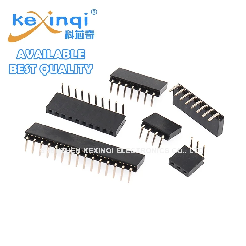 

10pcs 2MM Single Row Female Socket Bend 90 Degrees Spacing PCB Board Tolerance psitions 2.00mm 1*2p 3P 4P 5P 6P 8P 10P 1x40P