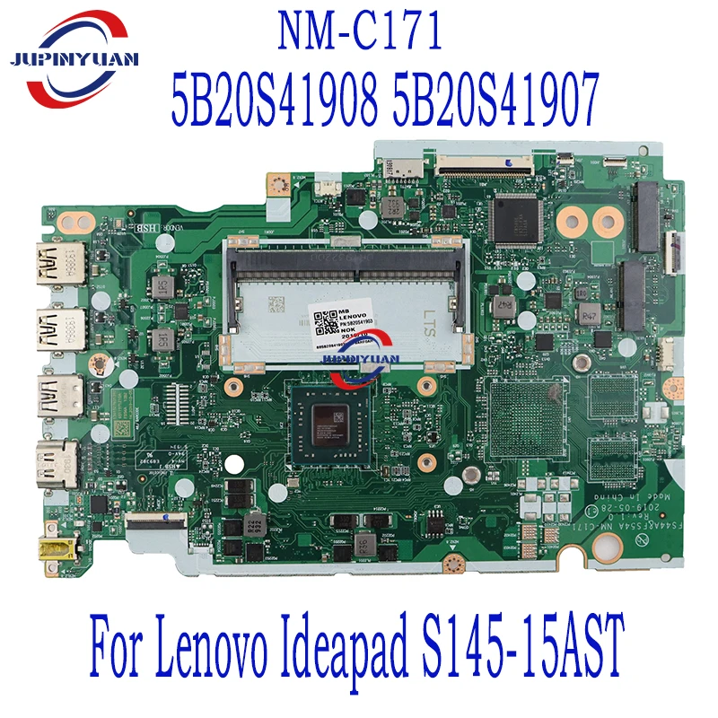 

NM-C171 материнская плата для Lenovo Ideapad S145-15AST материнская плата для ноутбука 81N3 CPU: A4-9125 AMD FRU: 5b20s41932 5b20s41904 100% ТЕСТ ОК