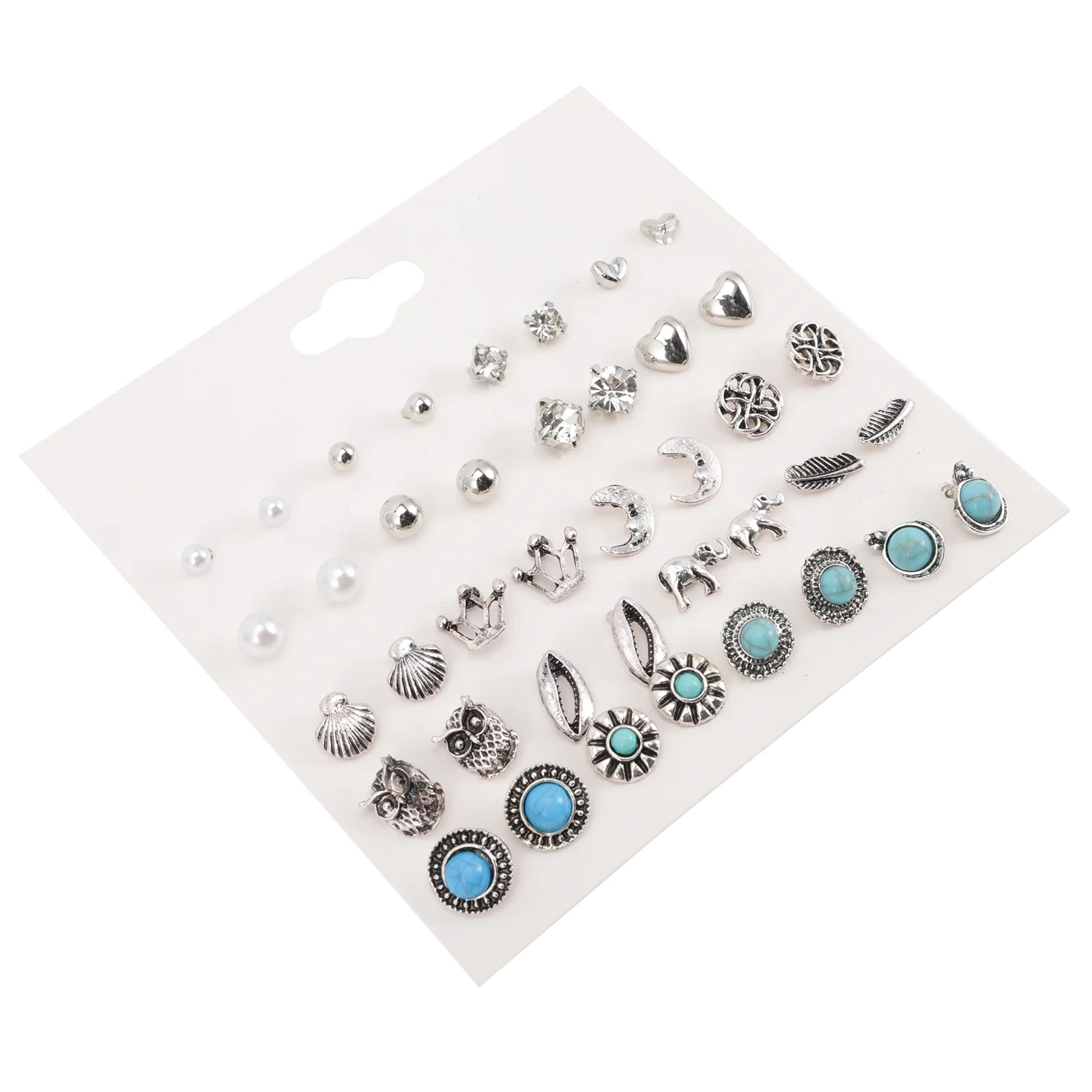 

Ear Accessories Vintage Jewelry Ear Rings Outfit Sets Women Animal Stud Earrings Set Simple Earring Studs Women