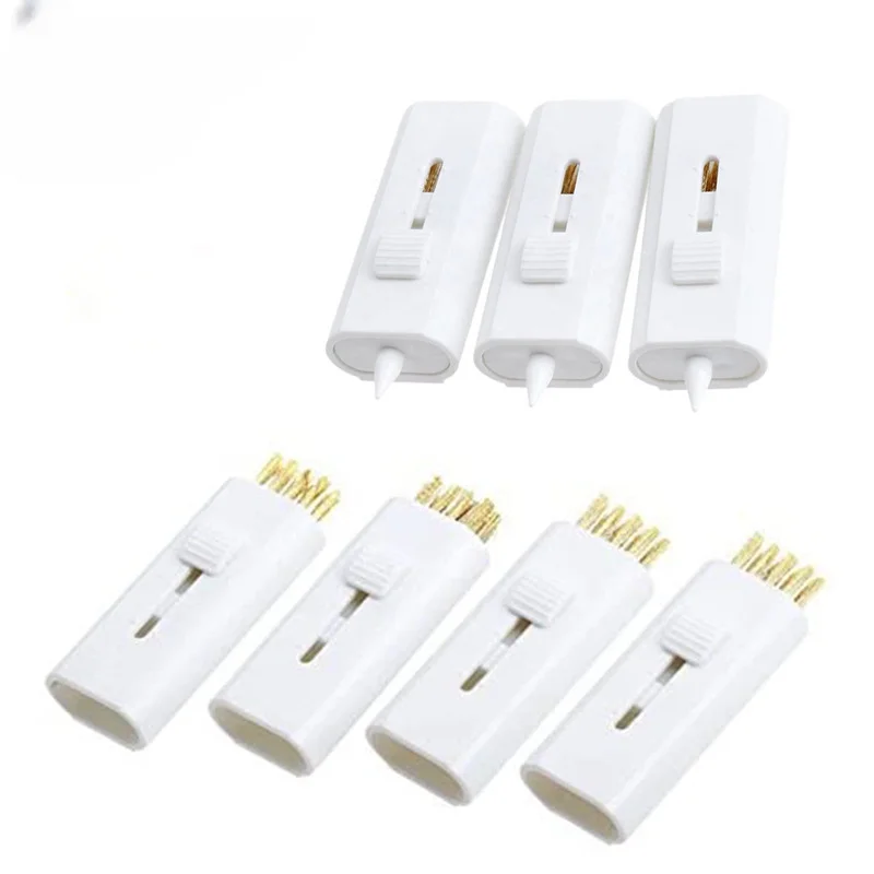 

Dual Side Mini Retractable Golf Packet Brush Groove Cleaner Cleaning Tool Wire Bristle for Irons Shoes Balls