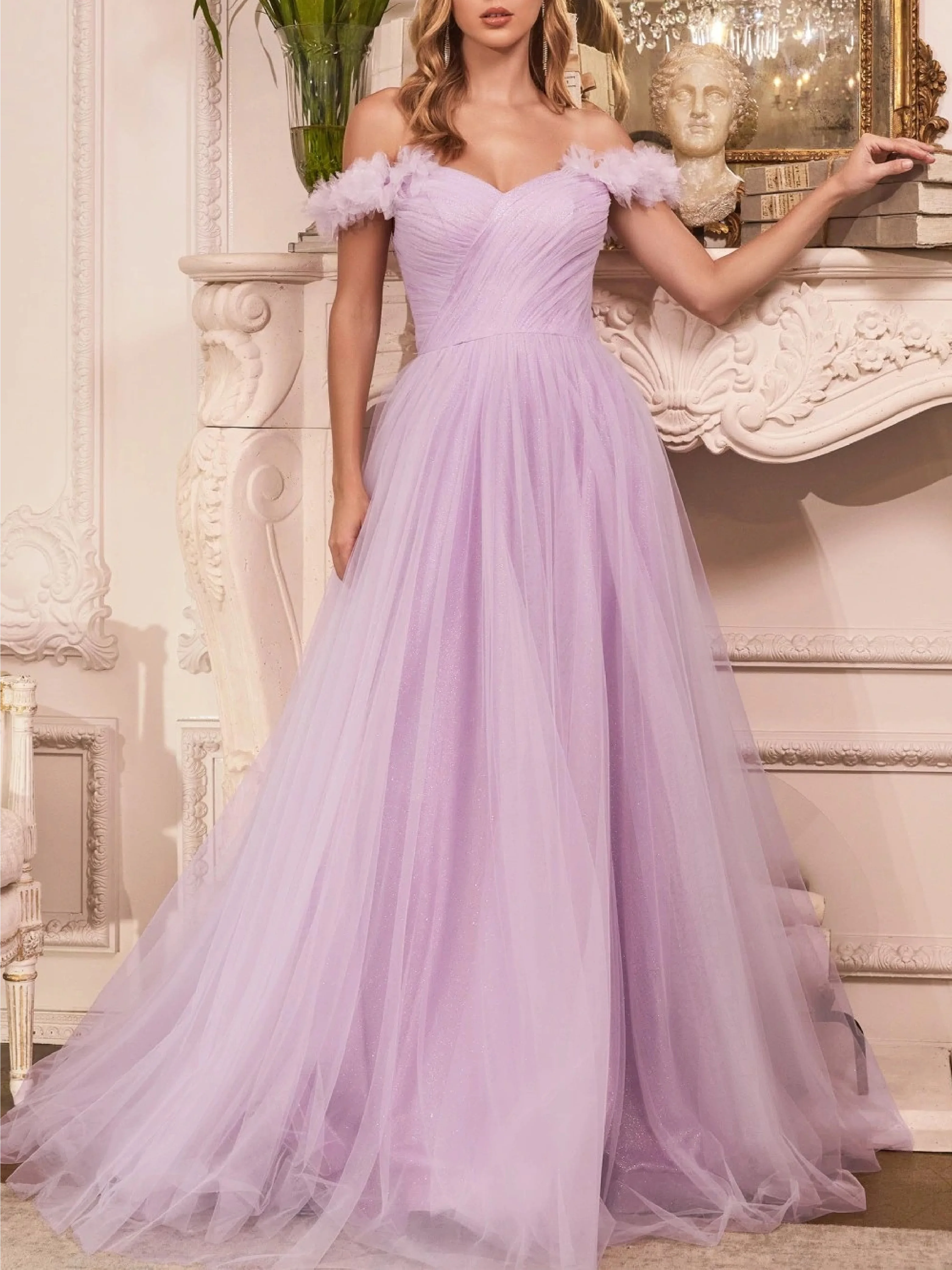 

Light Purple Evening Dresses 2022 Long A-Line Formal Dresses for Women Blue Backless Ball Gown Graduation Prom Party Vestidos