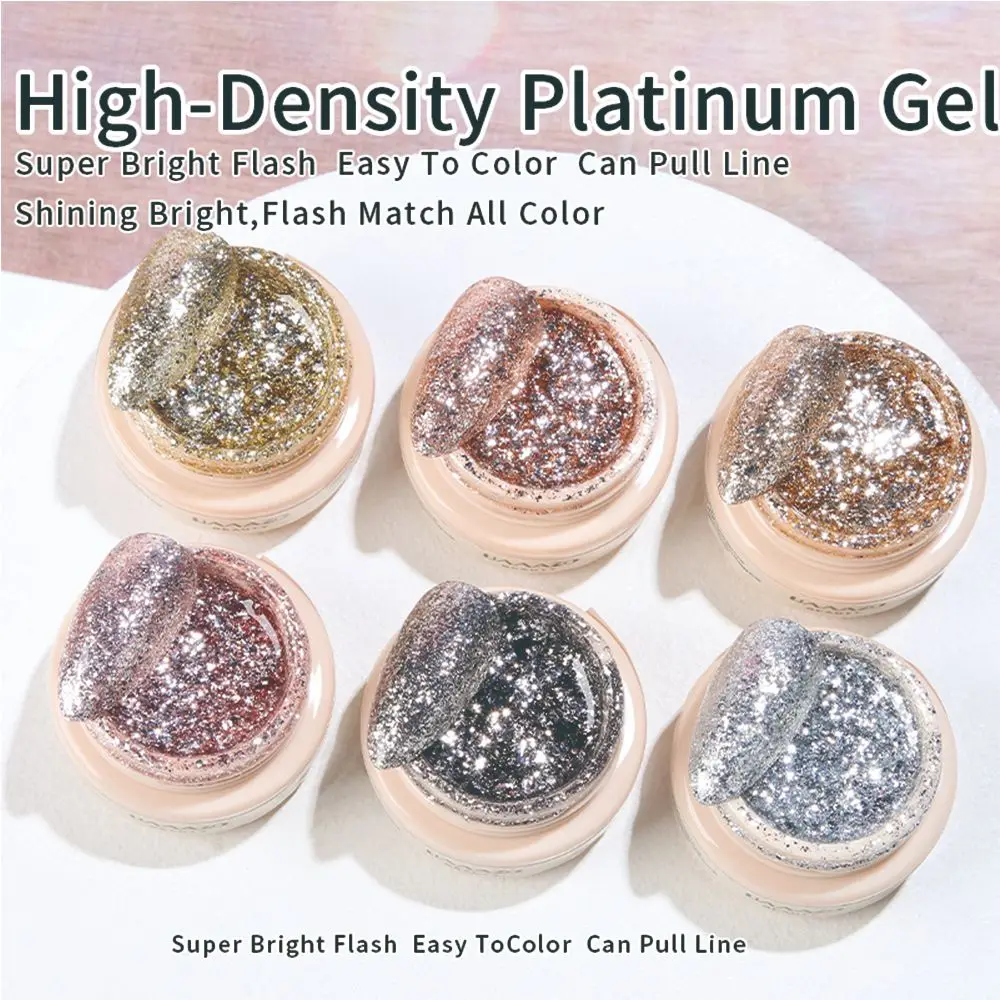 

1 шт., блестящий гель для ногтей высокой плотности