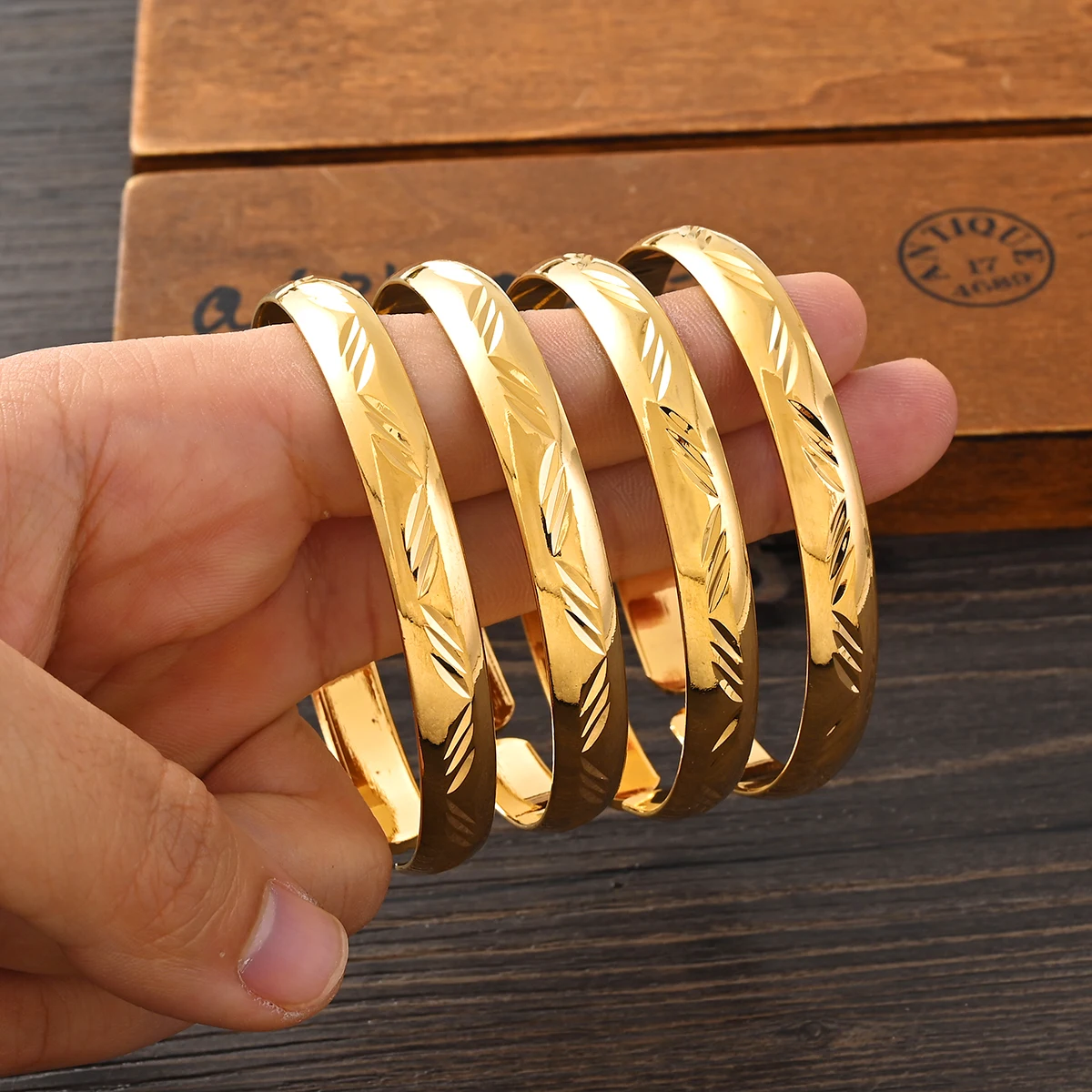 4 шт. женские индийские браслеты в эфиопском стиле