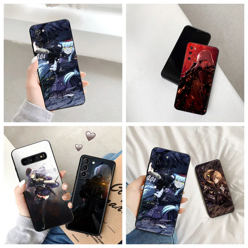 

Черный матовый противоударный чехол для телефона Samsung S23 S22 S21 S20 FE S10