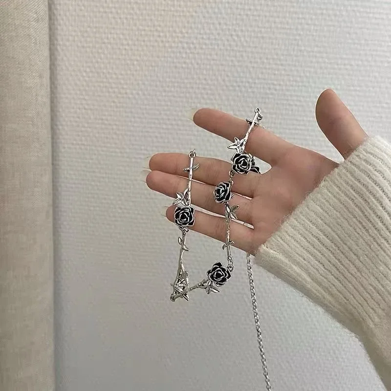 Готическое ожерелье с шипами розы для женщин и девушек модные аксессуары