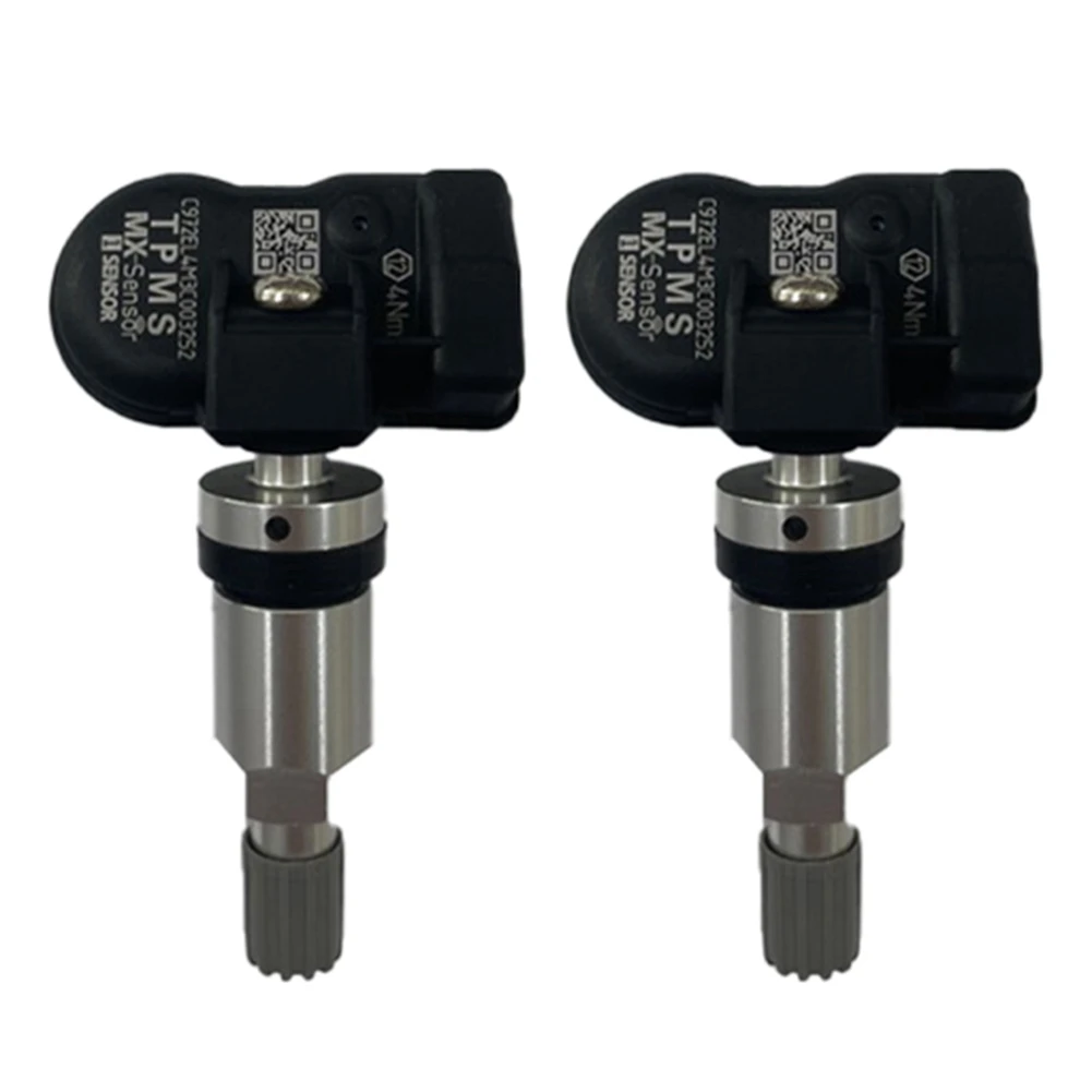 

2Pcs Programmable TPMS Sensor 43 Hz 315MHZ Sensor Universal 2 in 1 for Tire Pressure Monitoring System Use with AUTEL