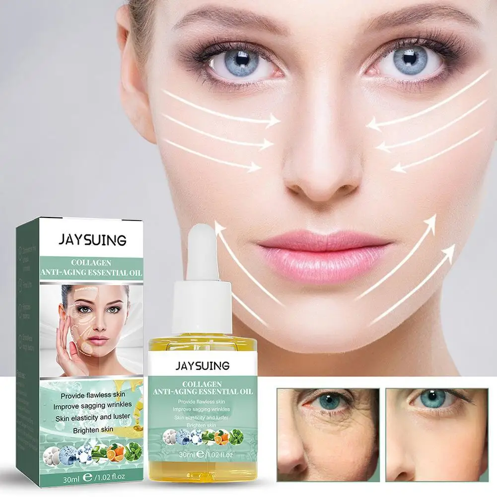 

Collagen Anti-aging Essence Fade Fine Lines Lighten Dark Spots Moisturizing Firming Lifting Anti-wrinkle Facial Skin Repair Care