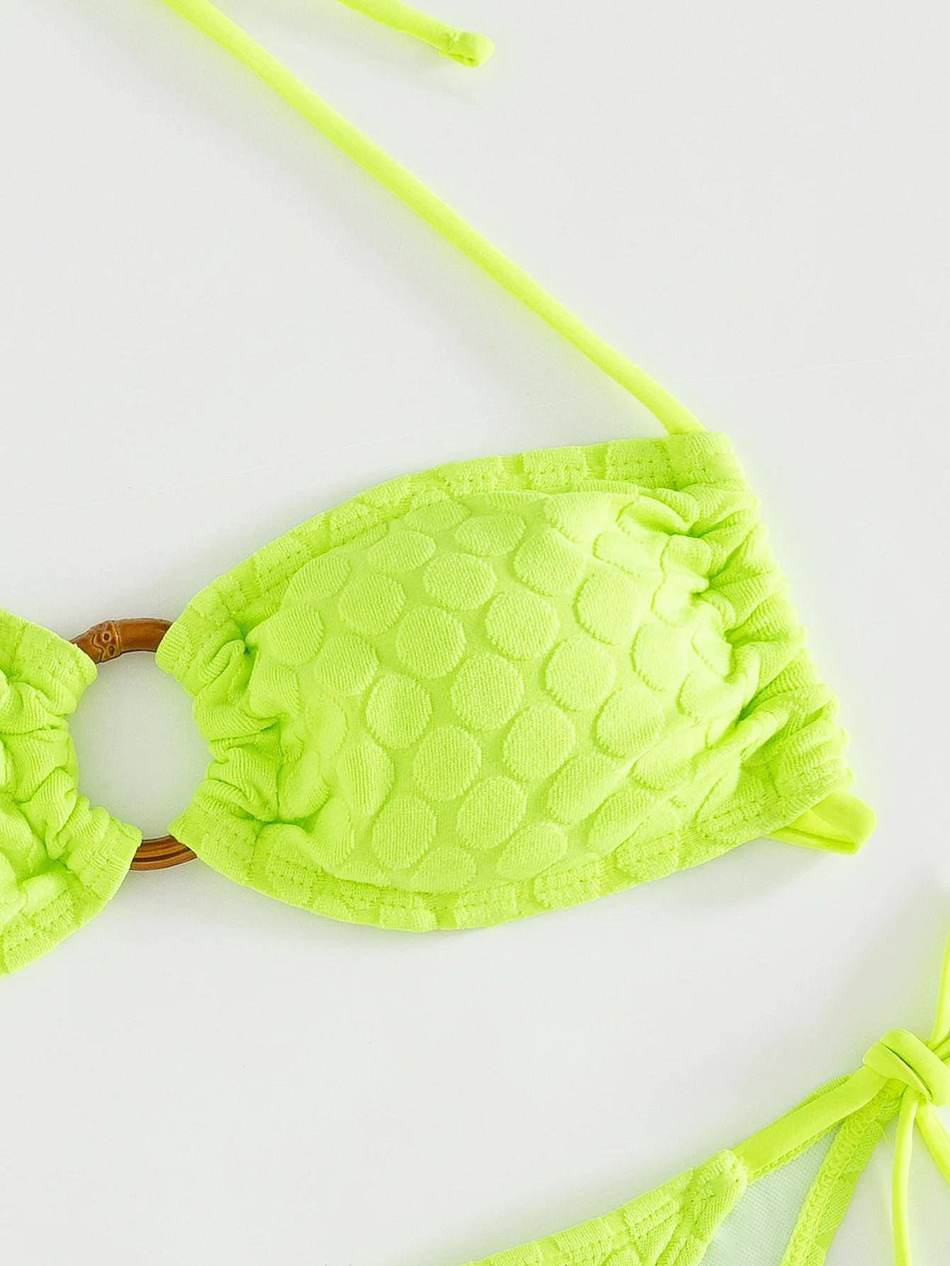 Микро Бикини 2024 женский купальник с боковыми завязками Женский бандажный на