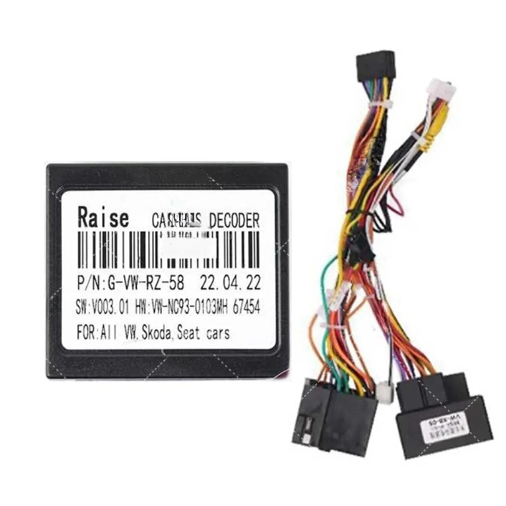 Фото VW-RZ-08 VW-RZ-58 RP5-VW-006 Canbus Box для Android, все Volkswagen Skoda Seat Golf 5/6/Polo/Passat/jetta/Tiguan/Touran Radio №5